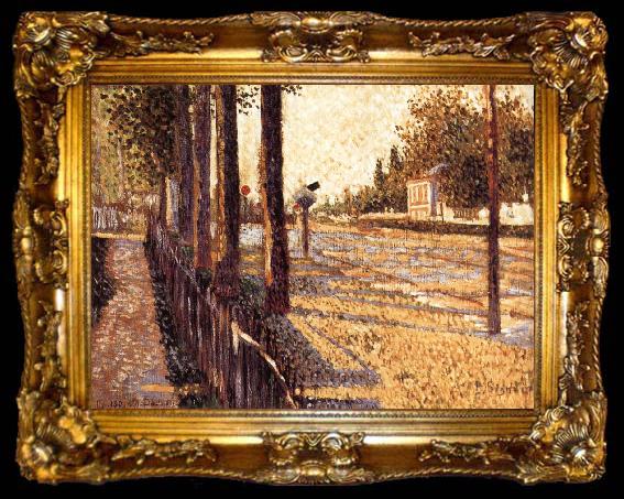 framed  Paul Signac Forest, ta009-2